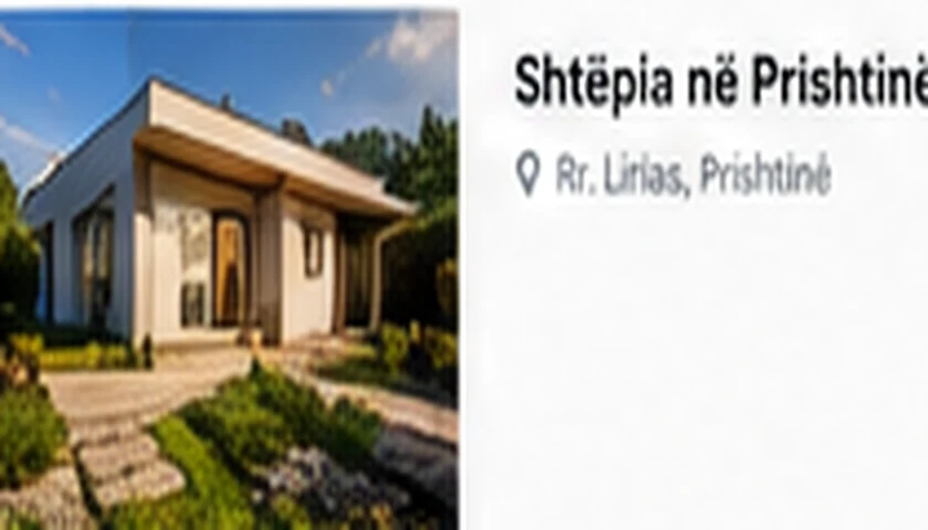 Shtëpi e mirëmbajtur në Kosovë
